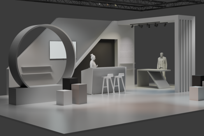 traid fair booth